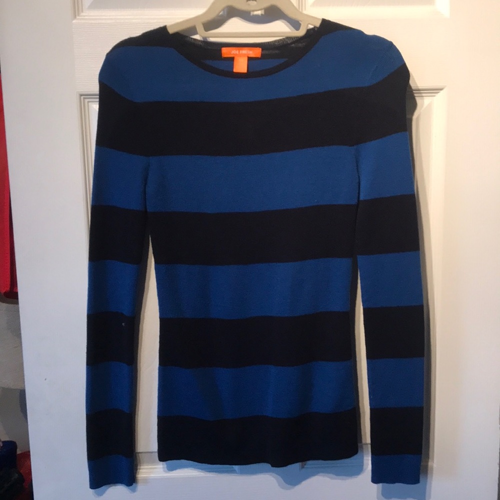 Blue striped sweater from joe fresh